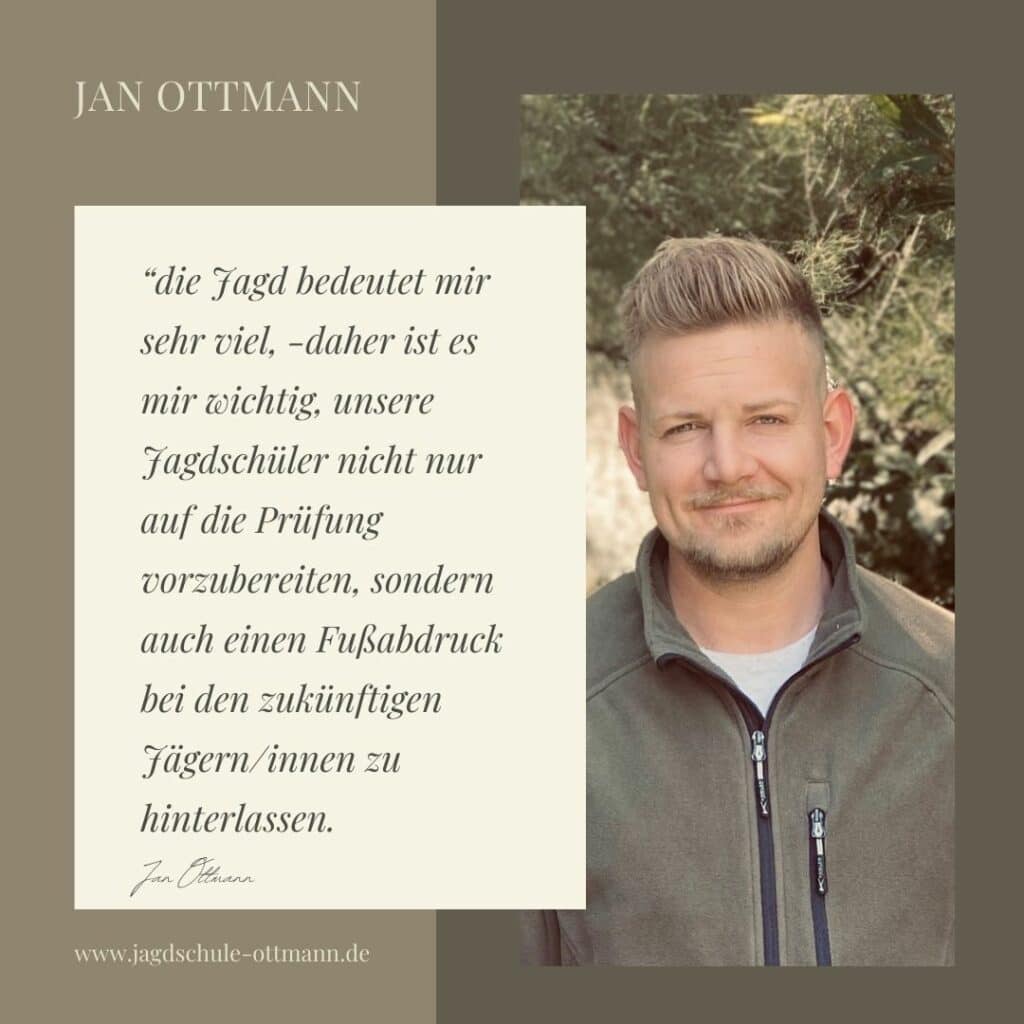 Jan Ottmann Jagdschule Ottmann GmbH, Jagdschule Weißenburg, Eichstätt, Nürnberg. Jagdkurse